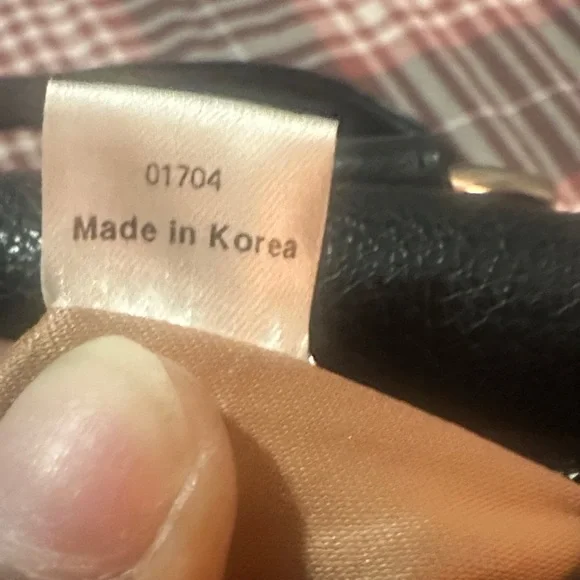 MCM Black Leather Studded Duffel with Silver Plaque - Picture 9 of 9